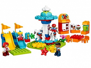 Игровой набор из серии Дупло - Семейный парк аттракционов (Lego, 10841-L)